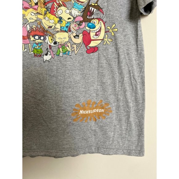 Nickelodeon Grey Character T-Shirt - Size Medium - Picture 4 of 8